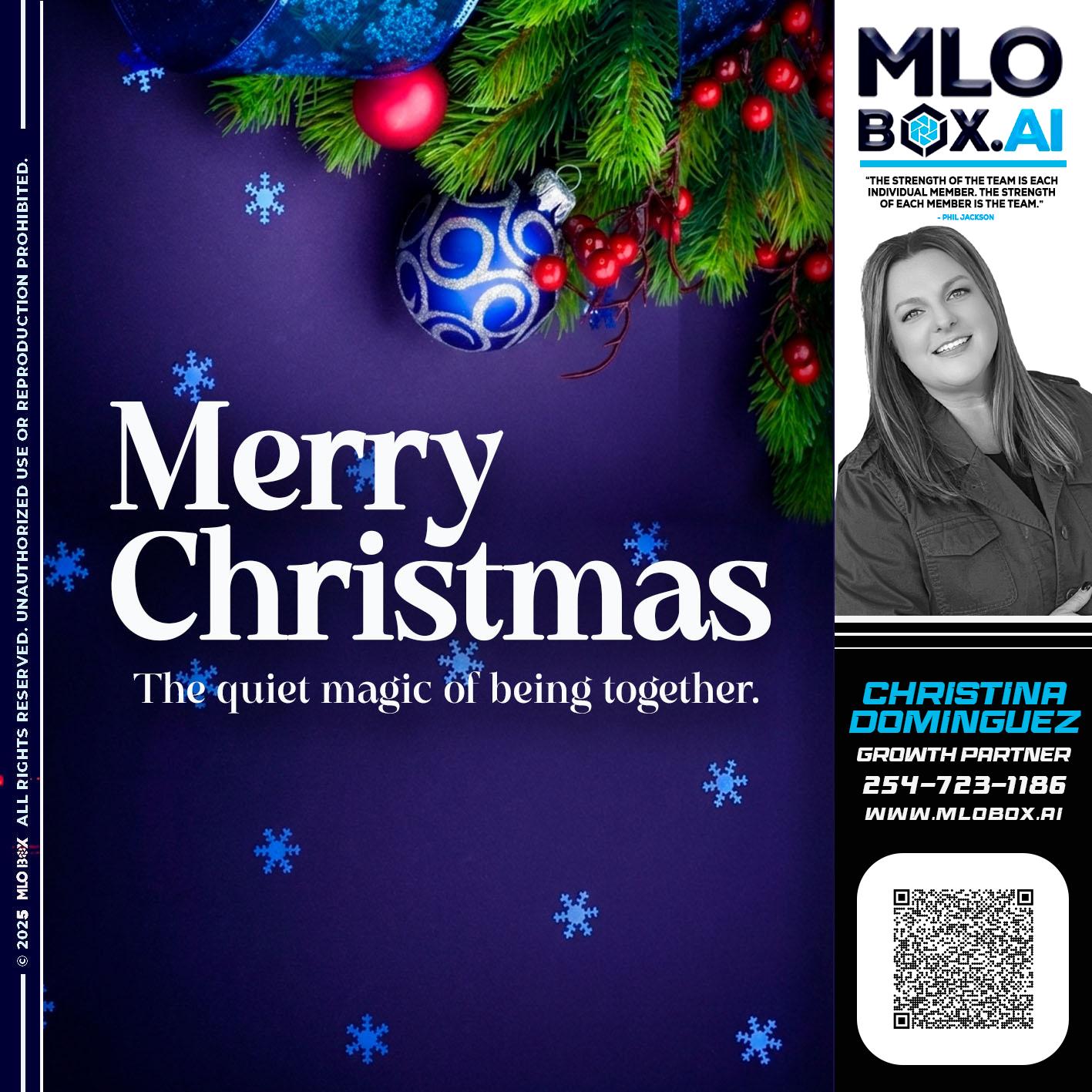 merry christmas - Christina Dominguez -Mortgage Broker