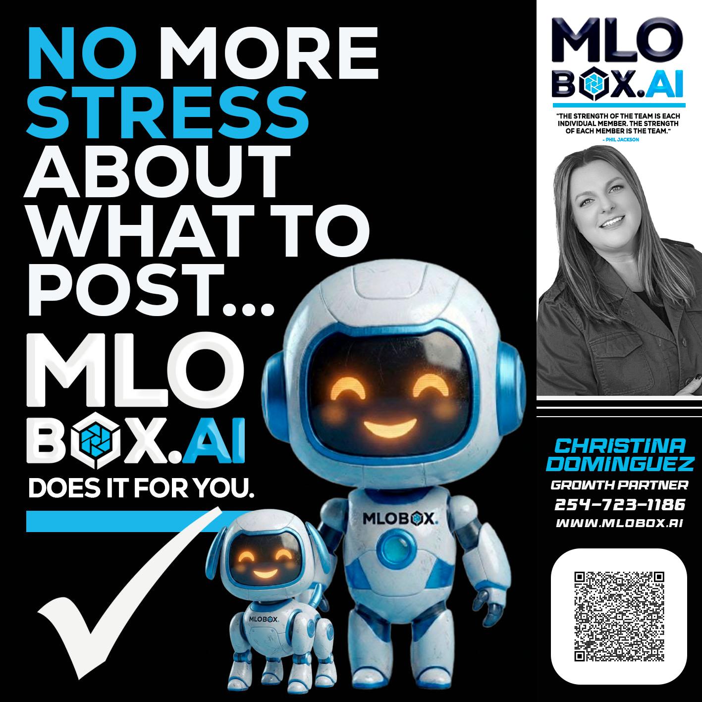 NO MORE STRESS - Christina Dominguez -Mortgage Broker