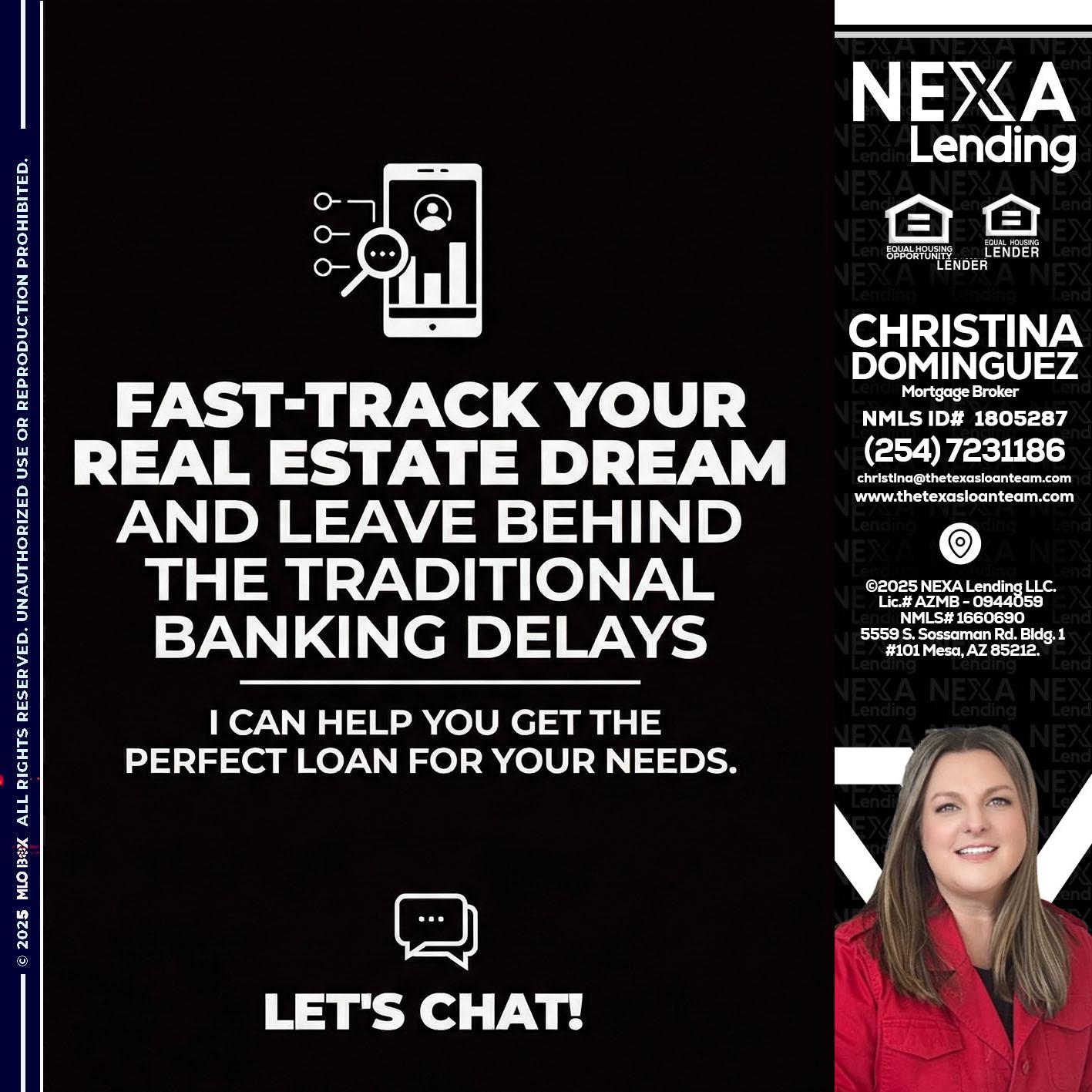 FAST TRACK - Christina Dominguez -Mortgage Broker