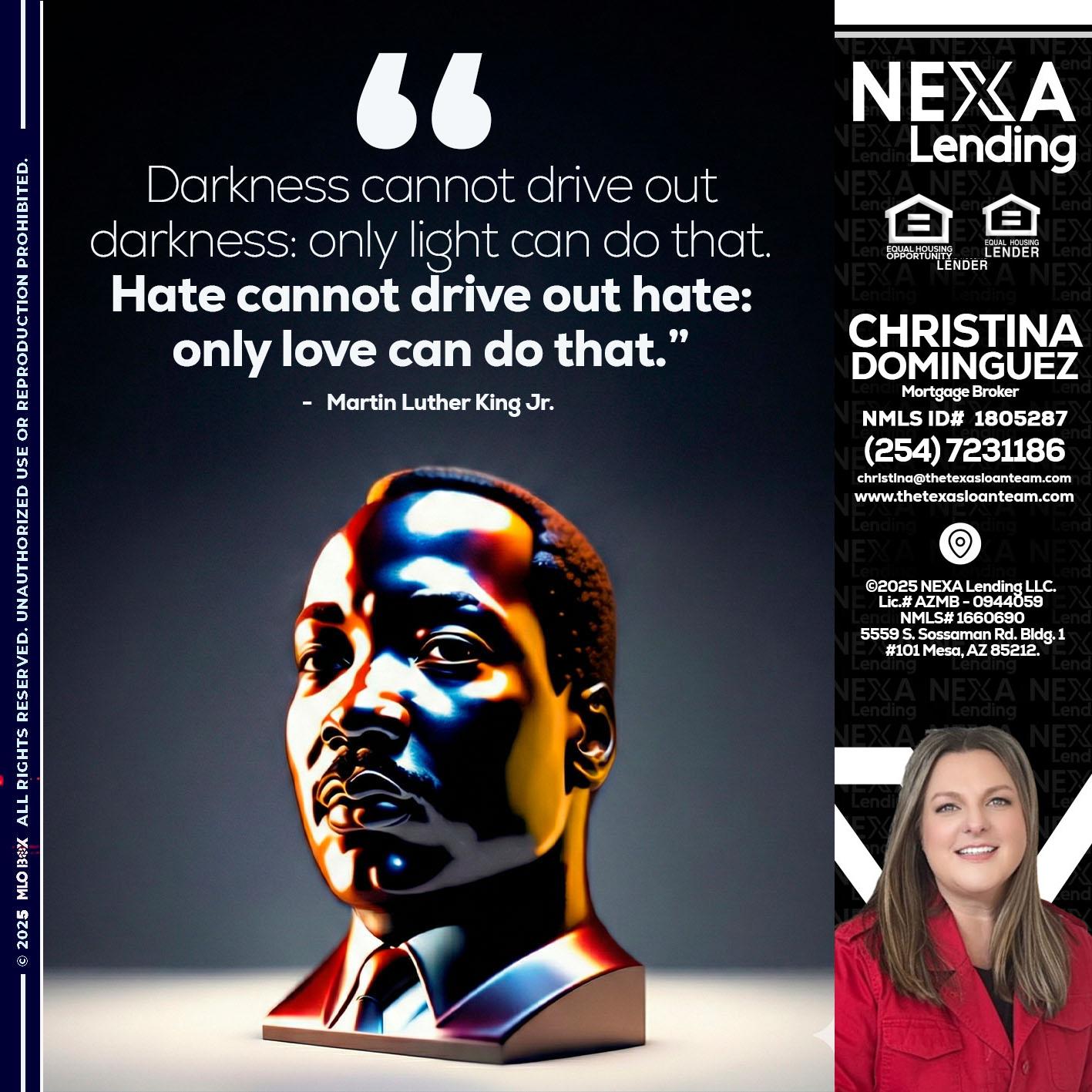 MLK 2026 - Christina Dominguez -Mortgage Broker