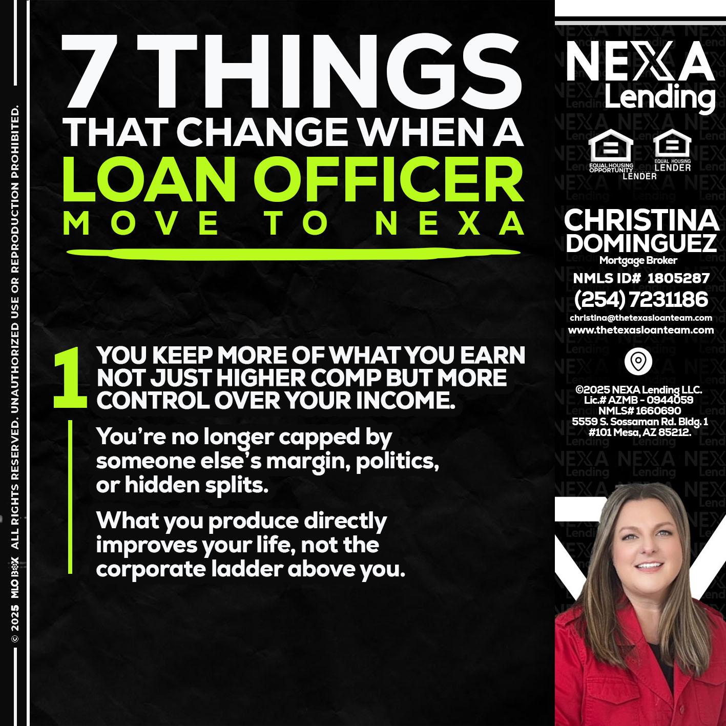 7 THINGS (1) - Christina Dominguez -Mortgage Broker