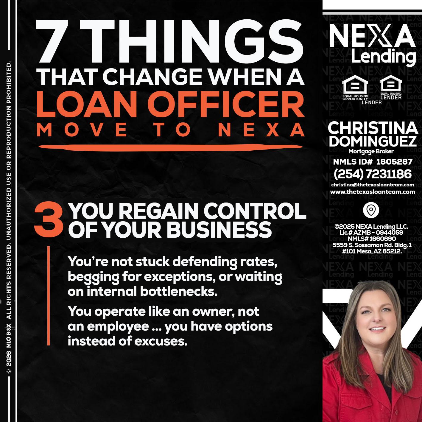 7 things (3) - Christina Dominguez -Mortgage Broker