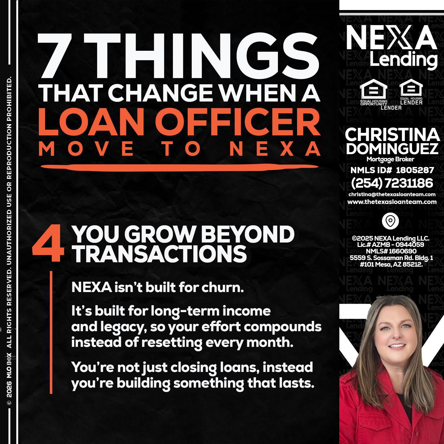 7 THINGS (4) - Christina Dominguez -Mortgage Broker