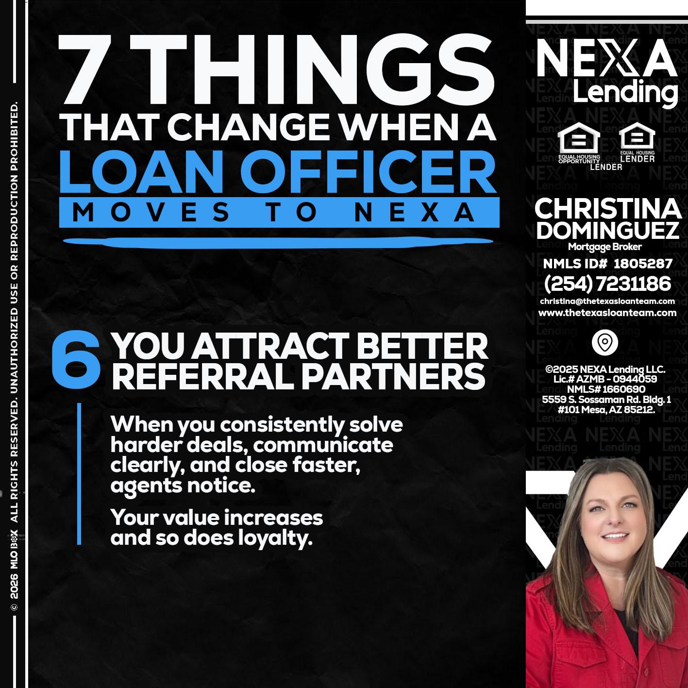 7 THINGS (6) - Christina Dominguez -Mortgage Broker
