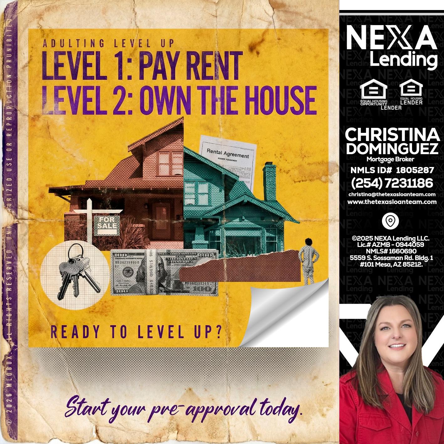 LEVEL 1 - Christina Dominguez -Mortgage Broker