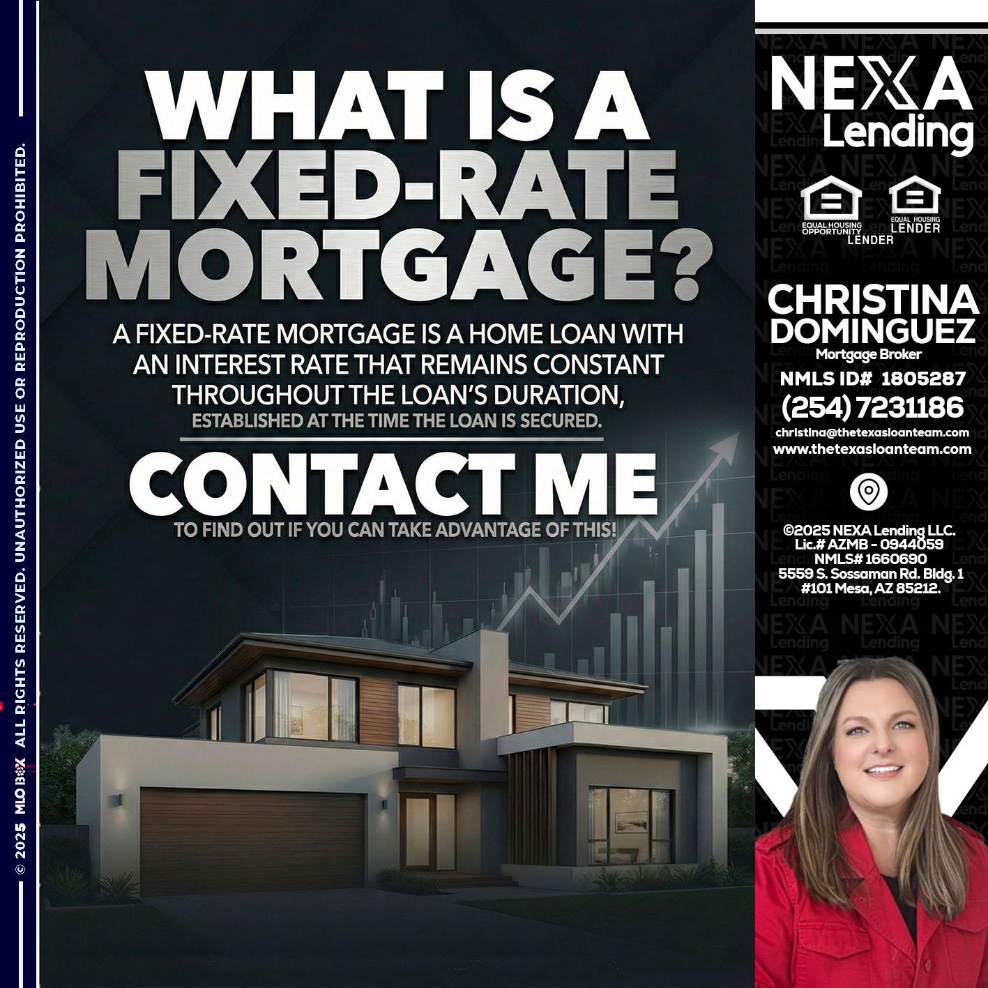 WHAT IS A - Christina Dominguez -Mortgage Broker