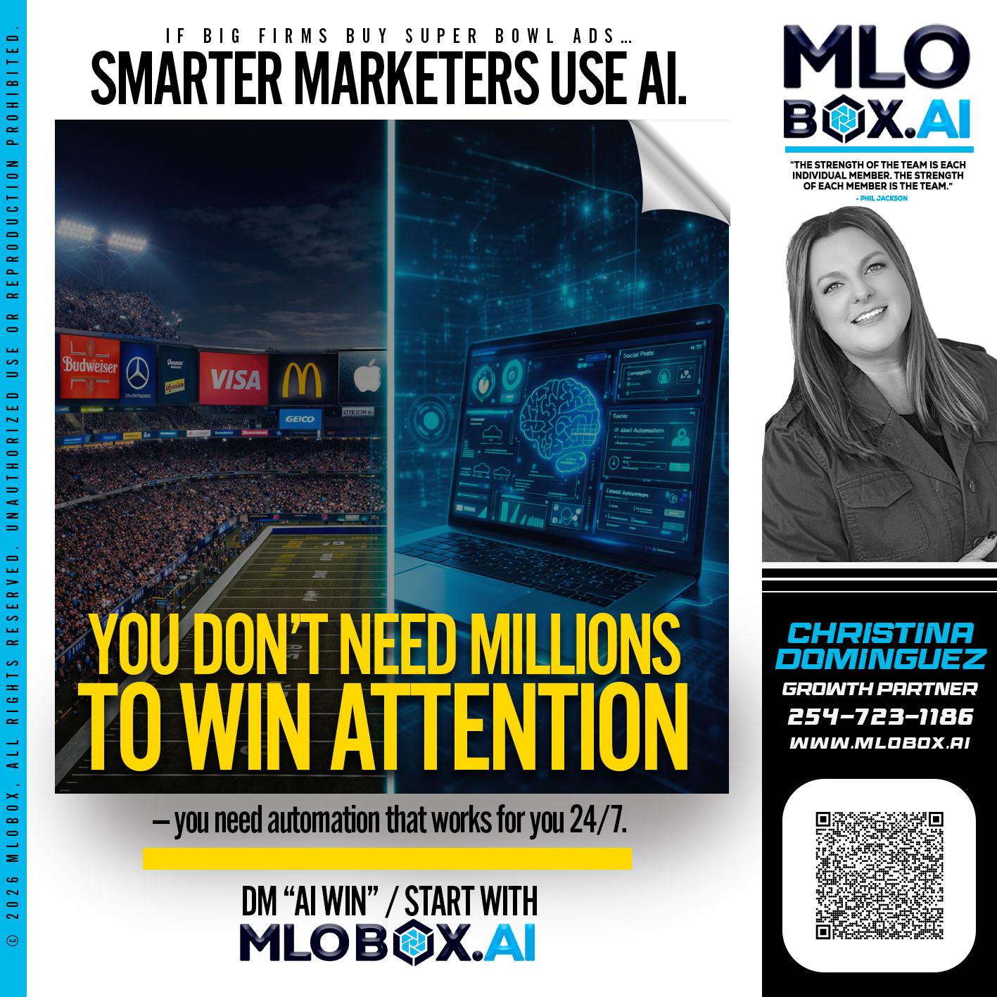 you don't need - Christina Dominguez -Mortgage Broker