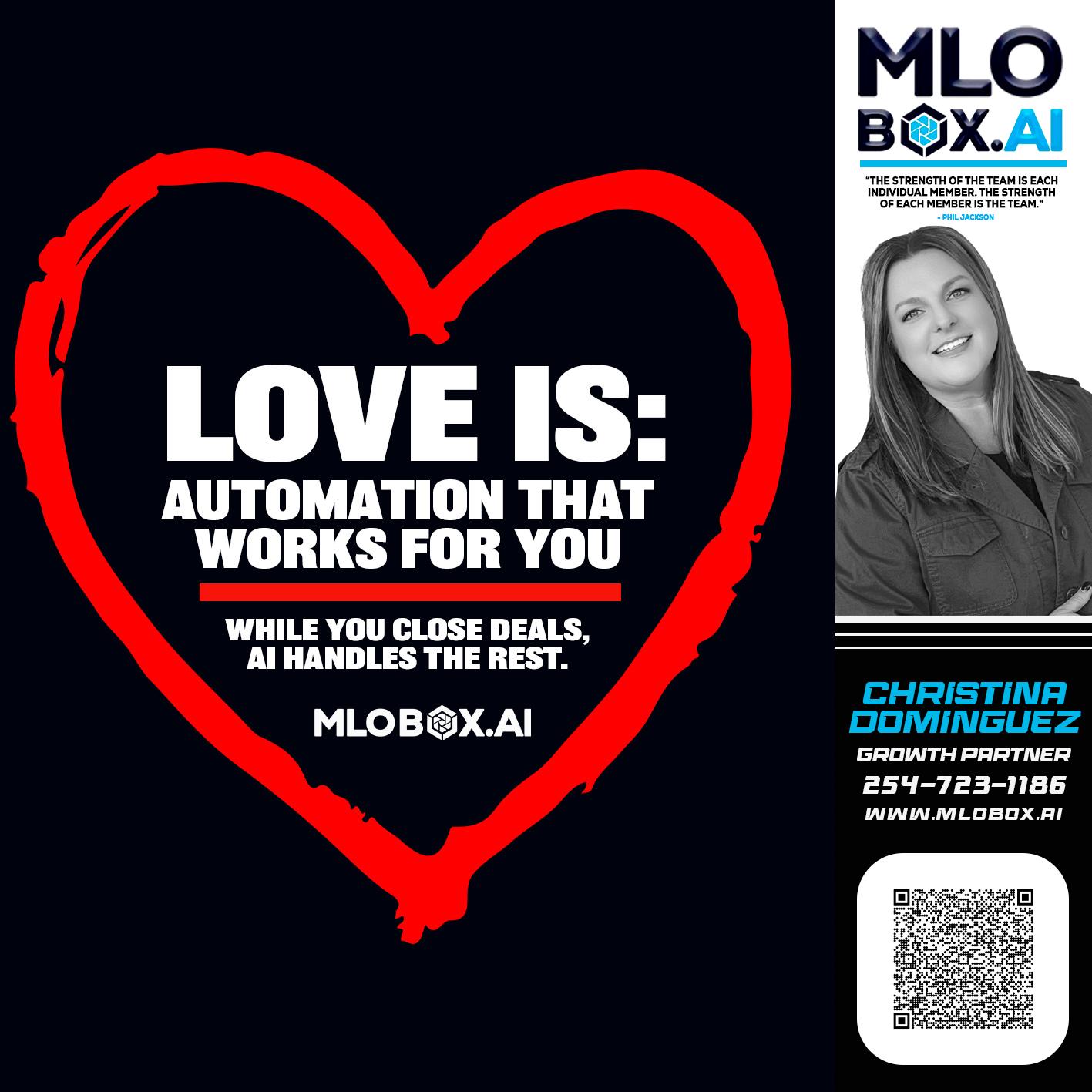 love is - Christina Dominguez -Mortgage Broker