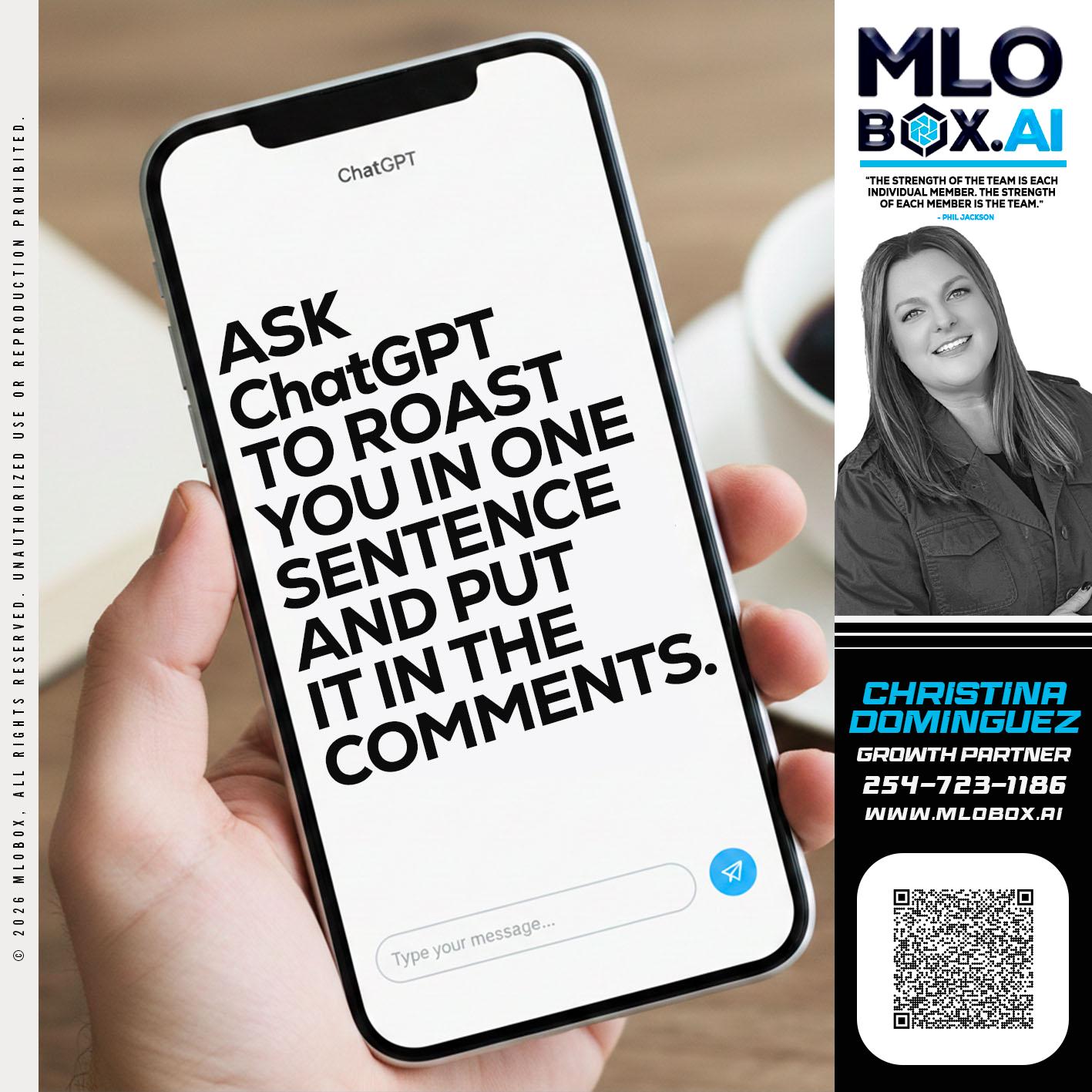 ASK CHAT GPT - Christina Dominguez -Mortgage Broker