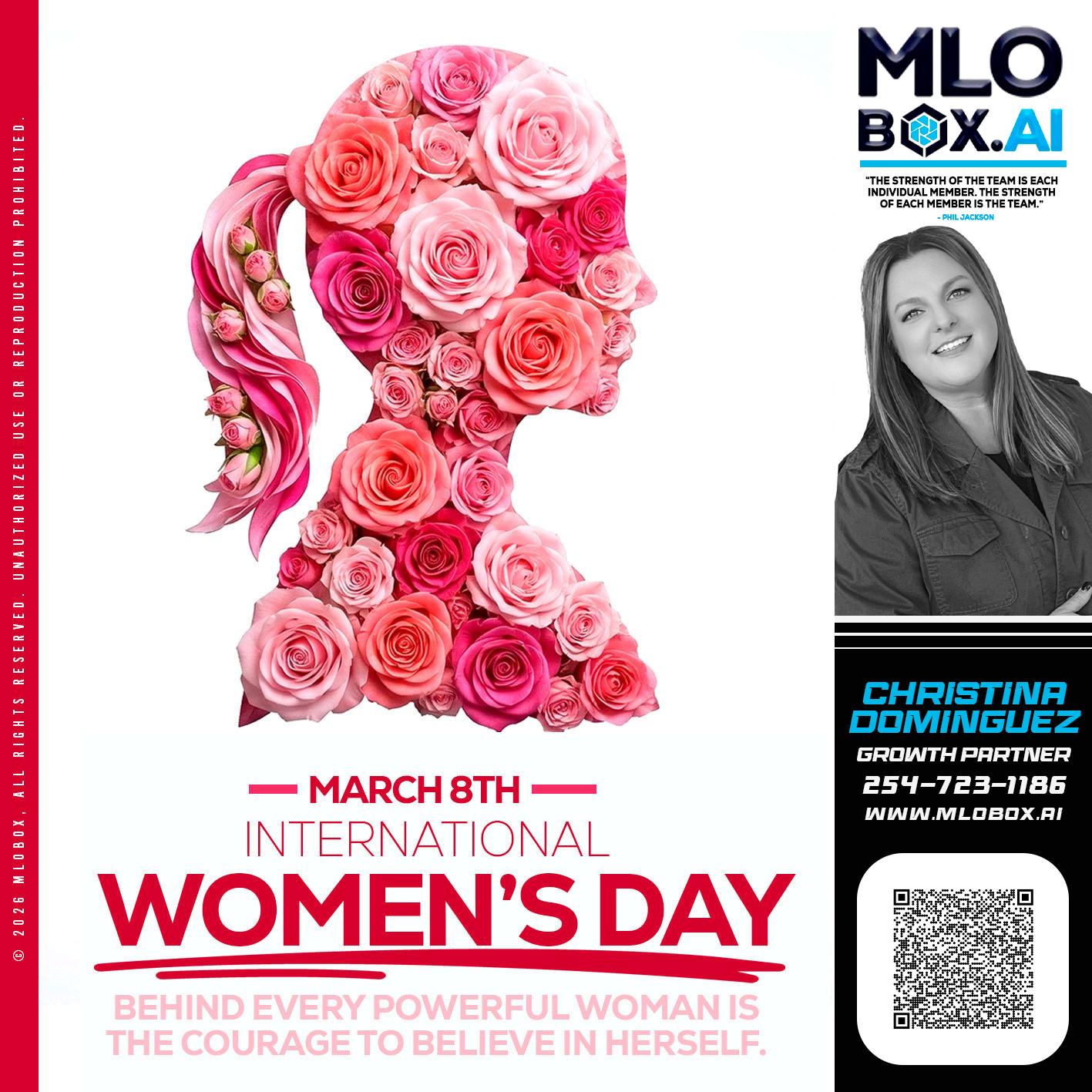 MARCH 8TH - Christina Dominguez -Mortgage Broker