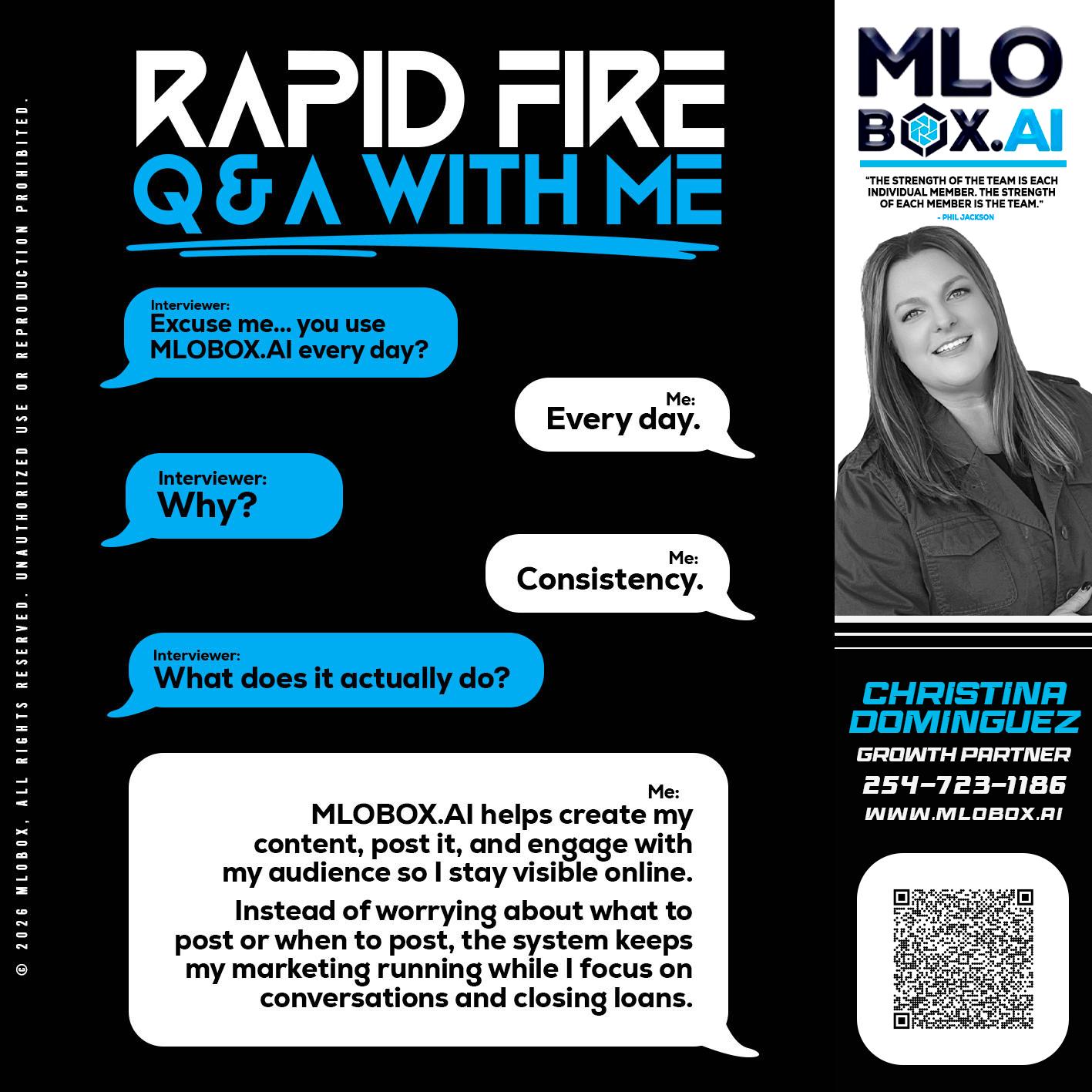 RAPID Q&A - Christina Dominguez -Mortgage Broker