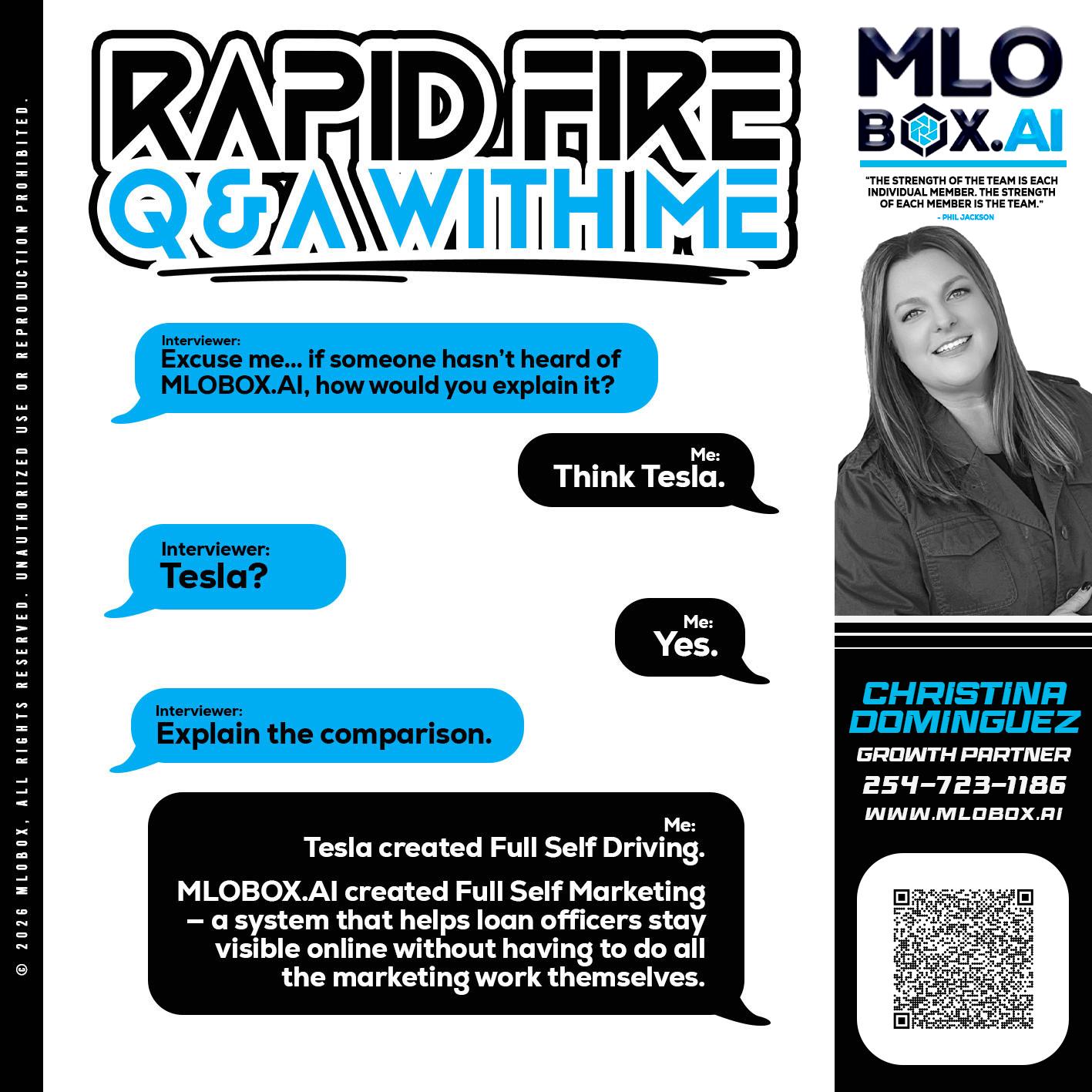 RAPID FIRE Q&A - Christina Dominguez -Mortgage Broker