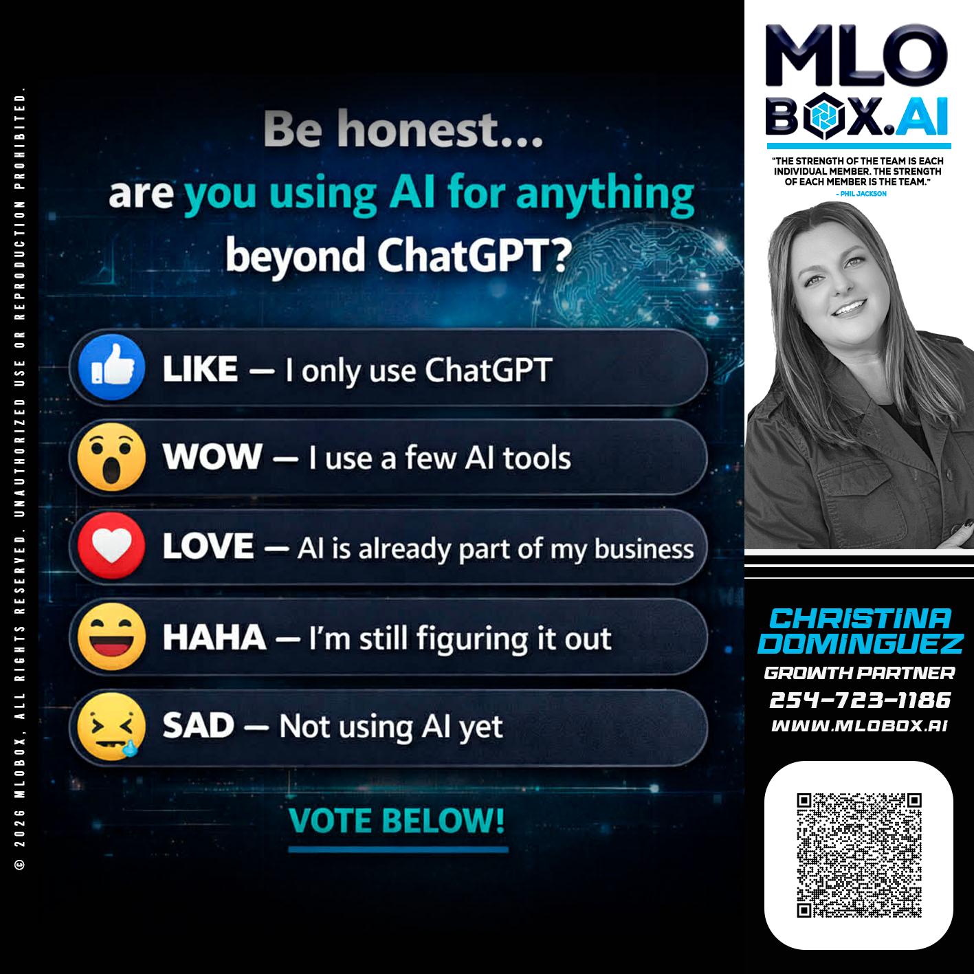 BE HONEST - Christina Dominguez -Mortgage Broker