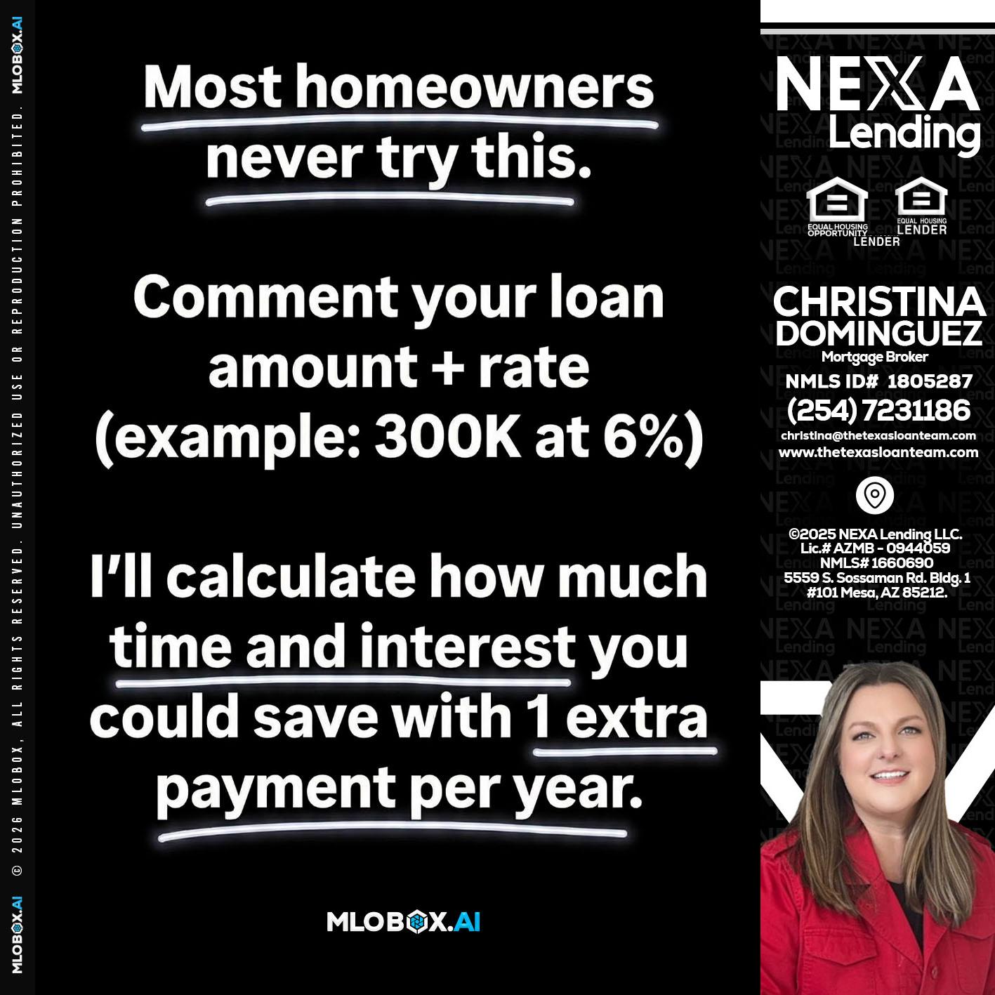 most owners - Christina Dominguez -Mortgage Broker
