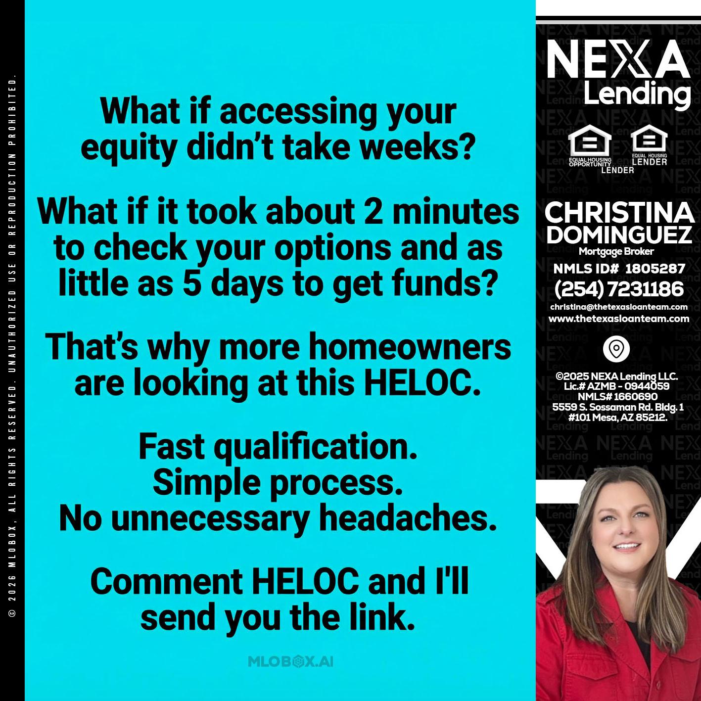 what if - Christina Dominguez -Mortgage Broker