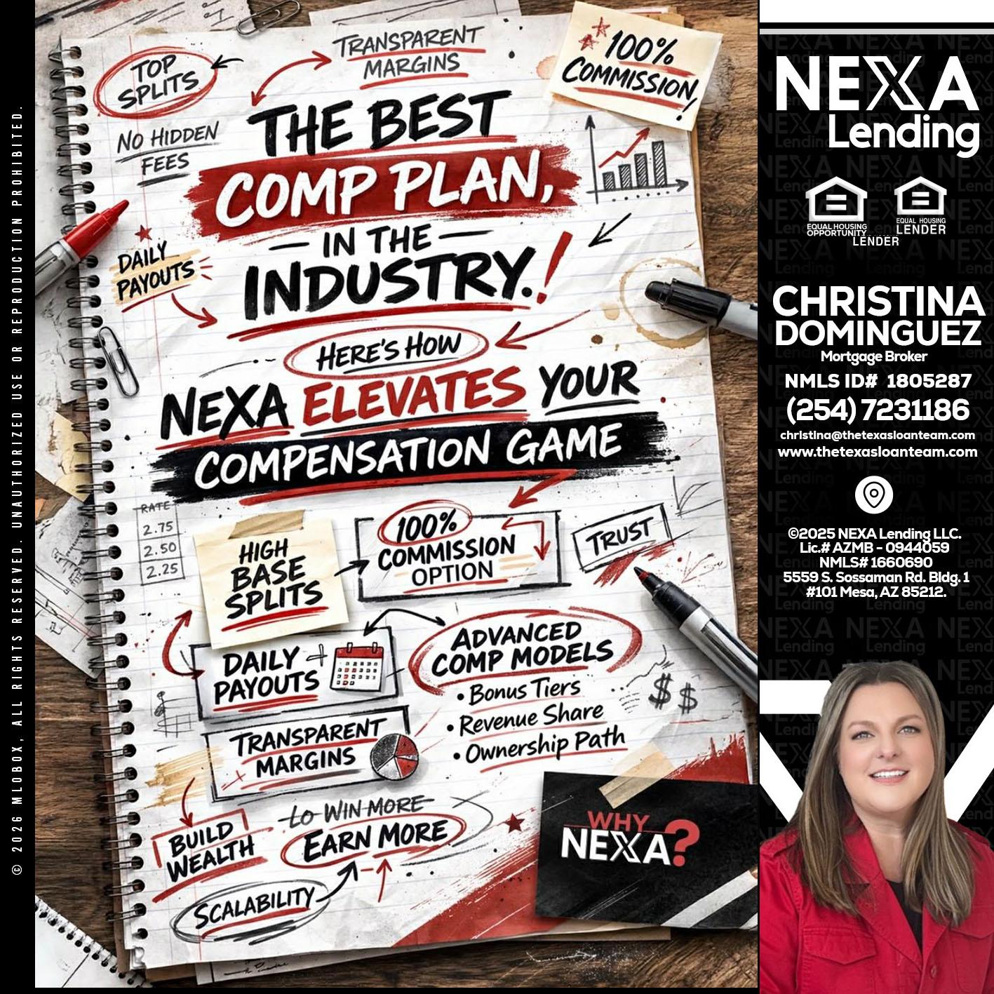 THE BEST COMP - Christina Dominguez -Mortgage Broker