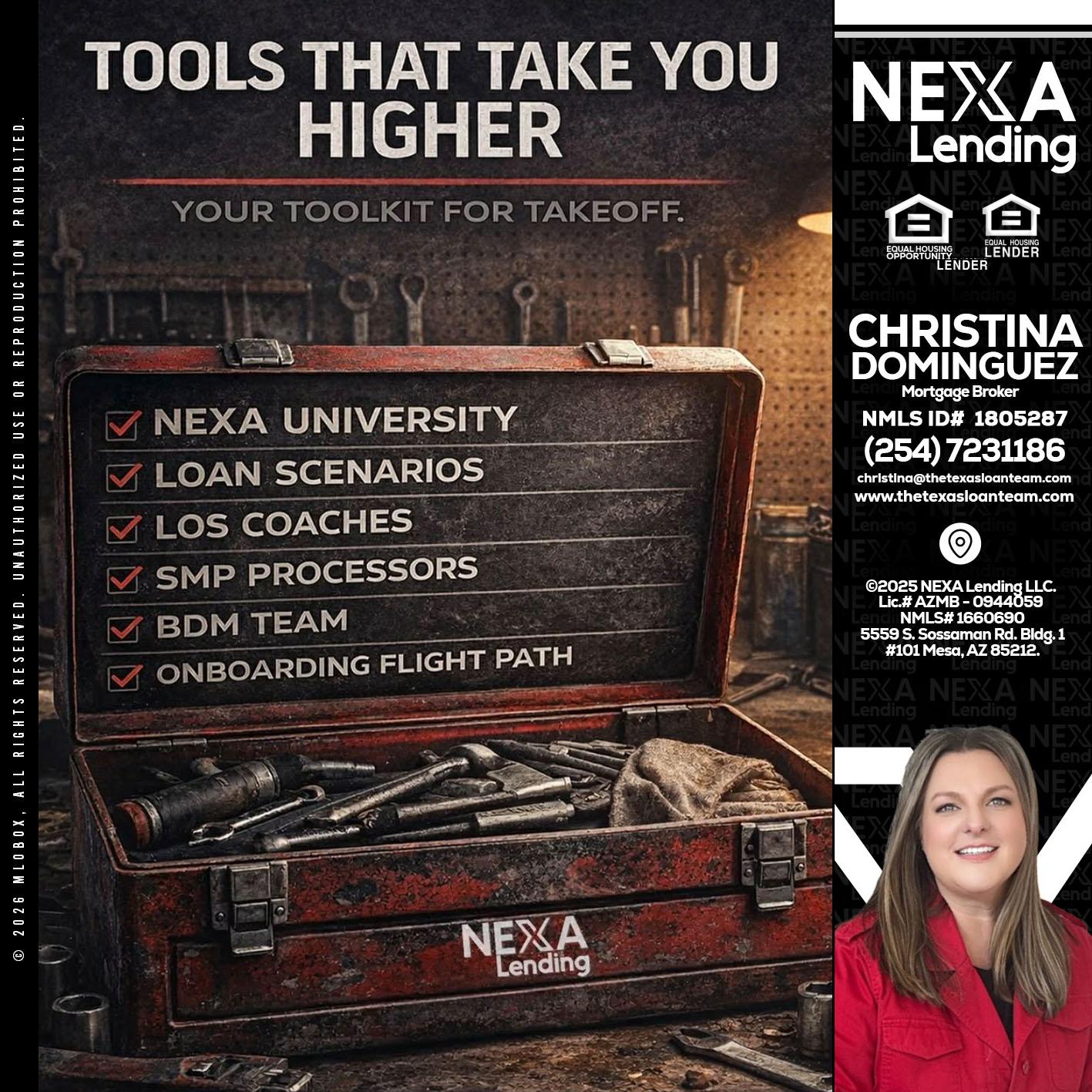 TOOLS THAT - Christina Dominguez -Mortgage Broker