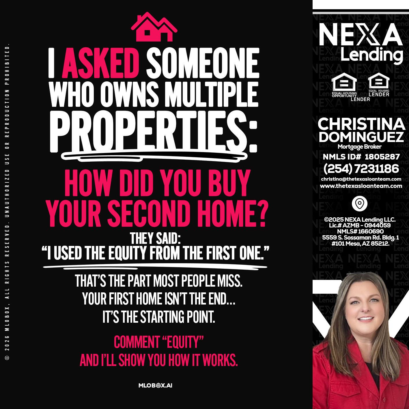 I ASKED SOMEONE - Christina Dominguez -Mortgage Broker