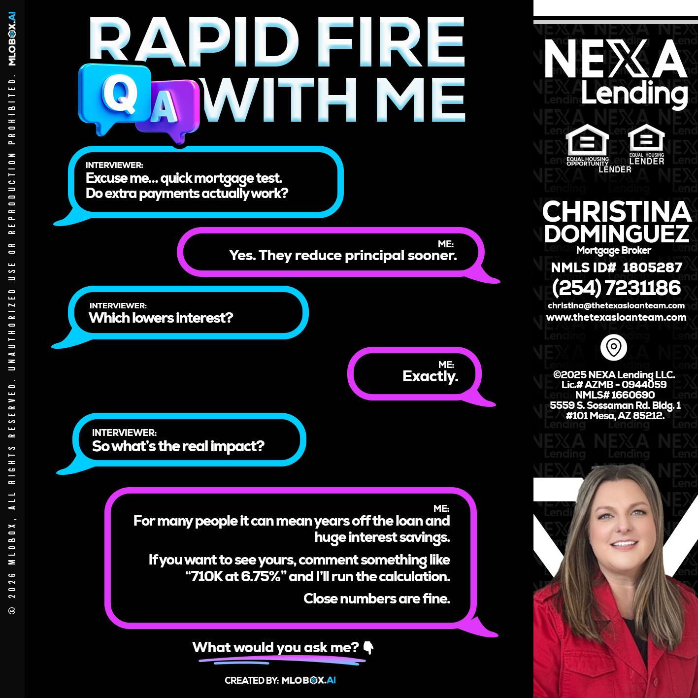RAPID QA - Christina Dominguez -Mortgage Broker