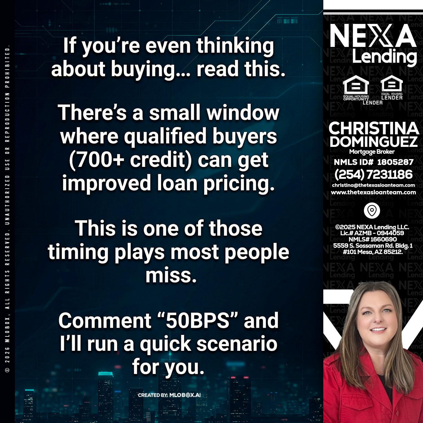 IF YOU EVER - Christina Dominguez -Mortgage Broker
