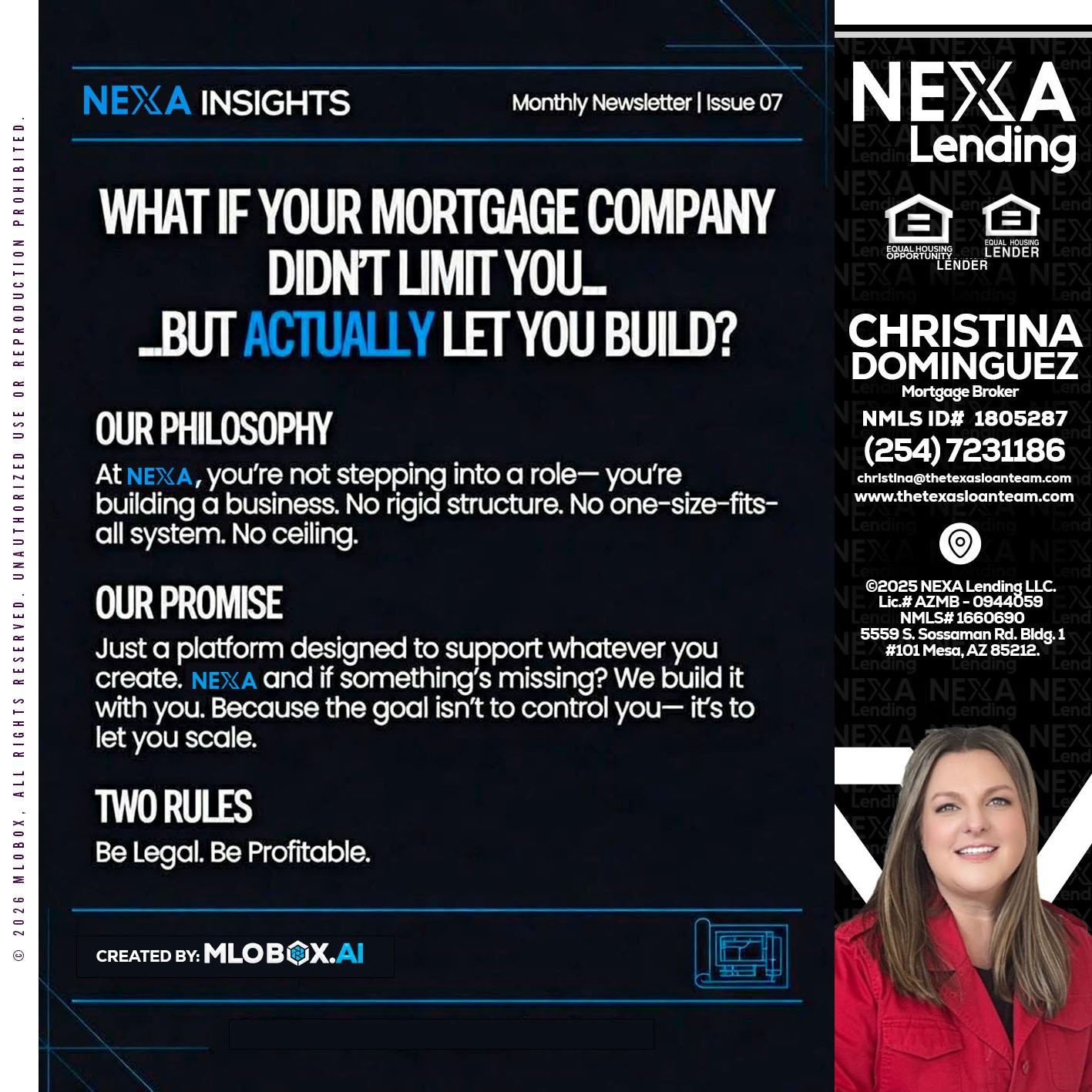 NEXA INSIGHTS - Christina Dominguez -Mortgage Broker