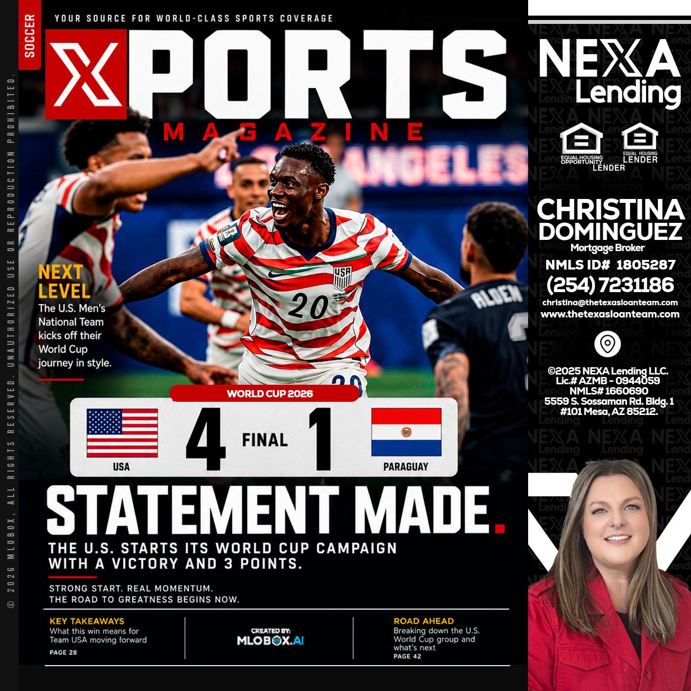 XPORTS - Christina Dominguez -Mortgage Broker