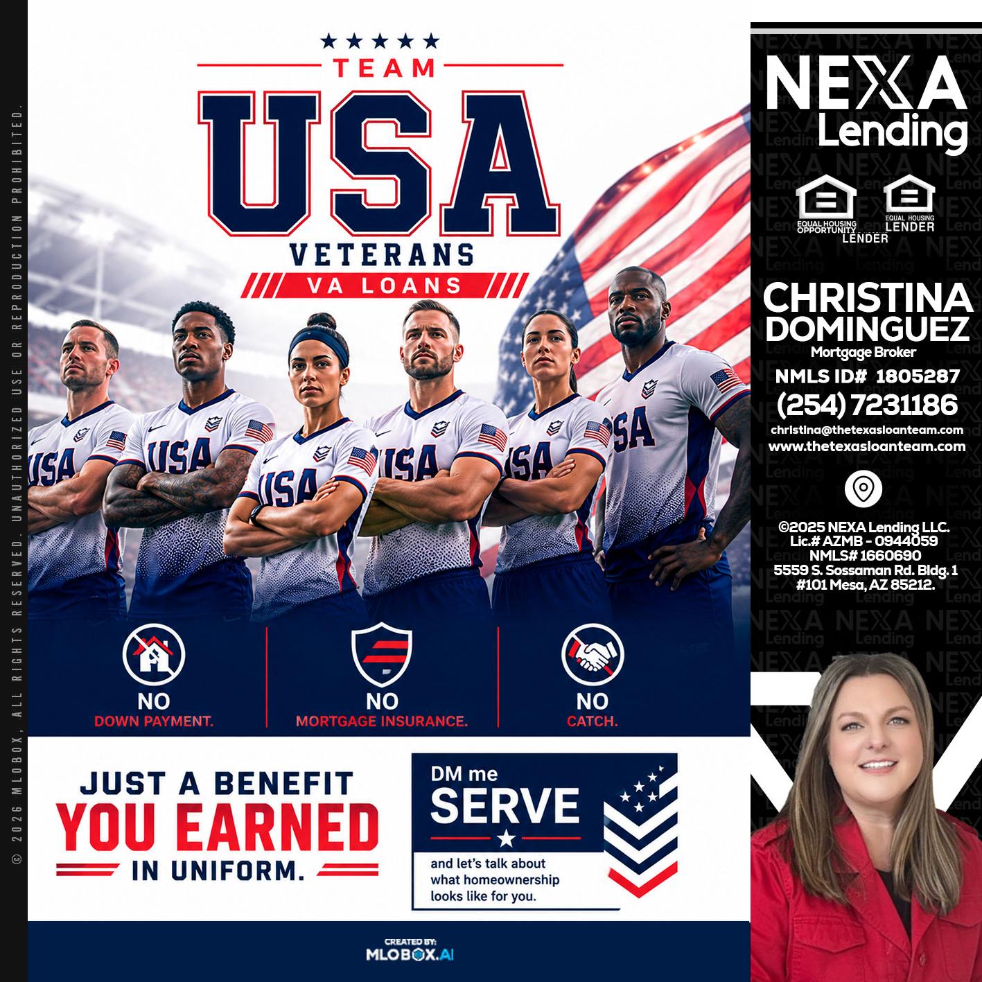 USA TEAM - Christina Dominguez -Mortgage Broker