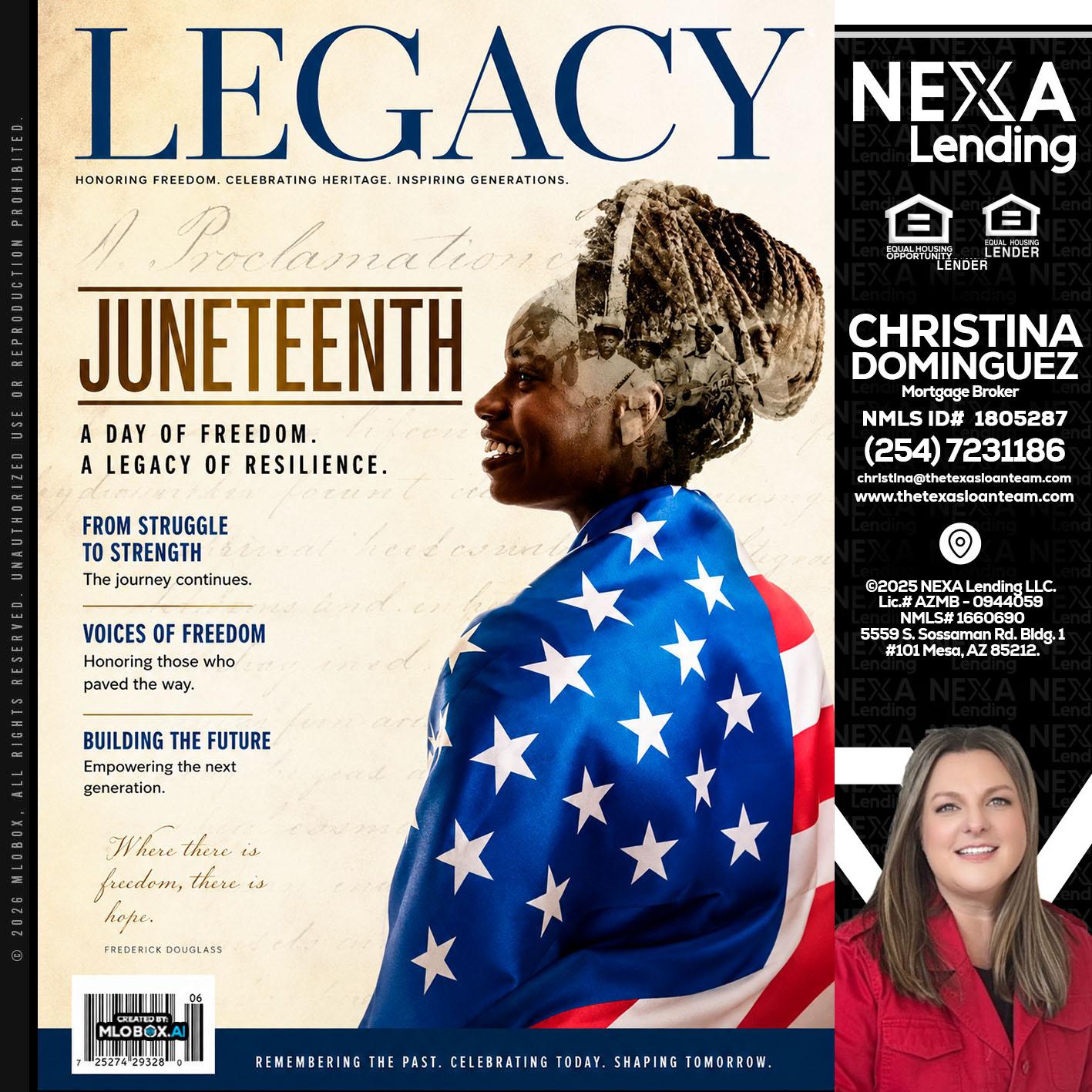 LEGACY - Christina Dominguez -Mortgage Broker