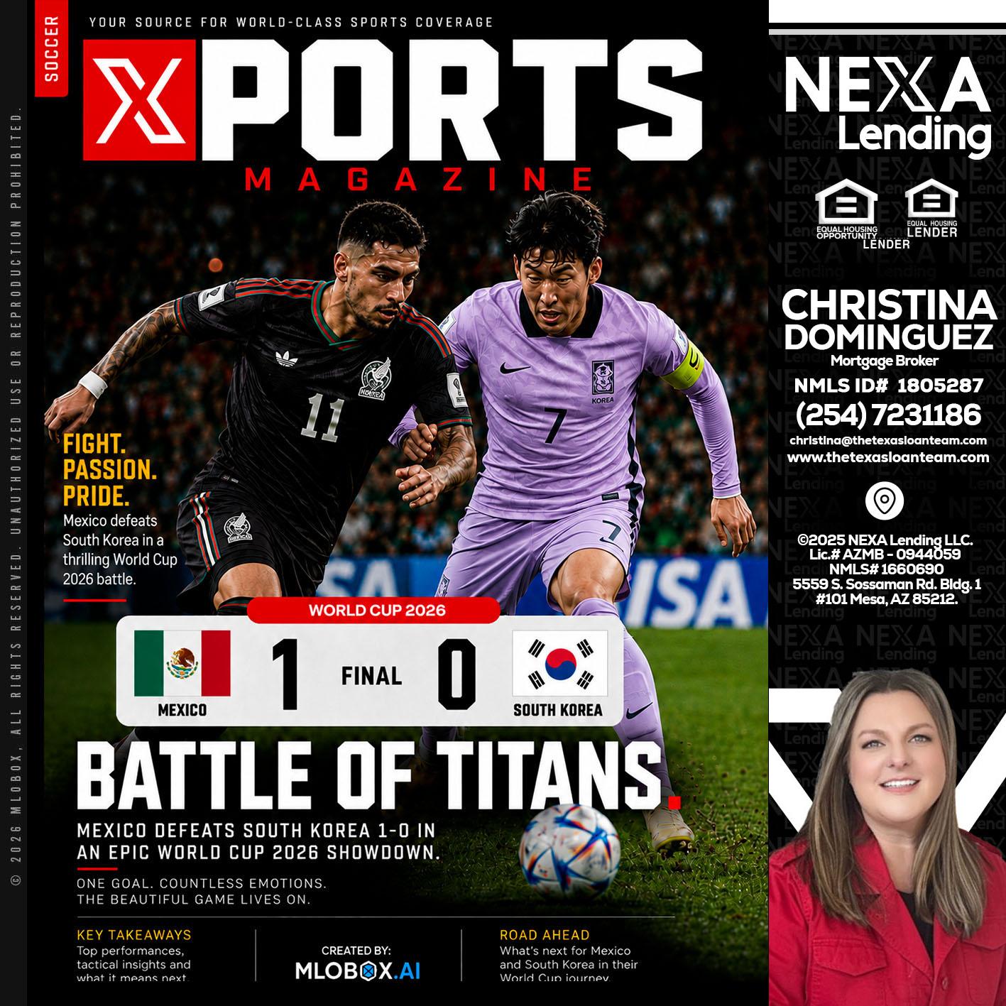 XPORTS MAGAZINE - Christina Dominguez -Mortgage Broker