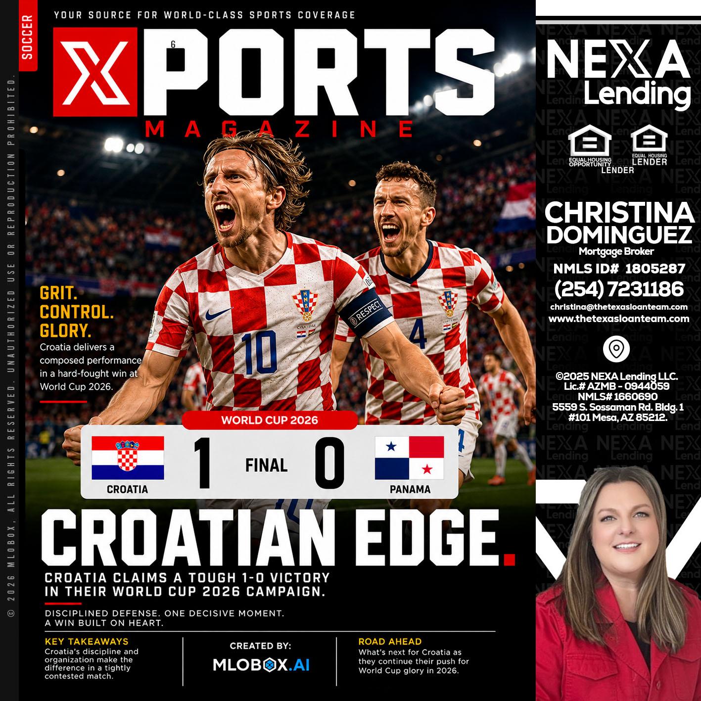 CROATIA 1-0 PANAMA - Christina Dominguez -Mortgage Broker