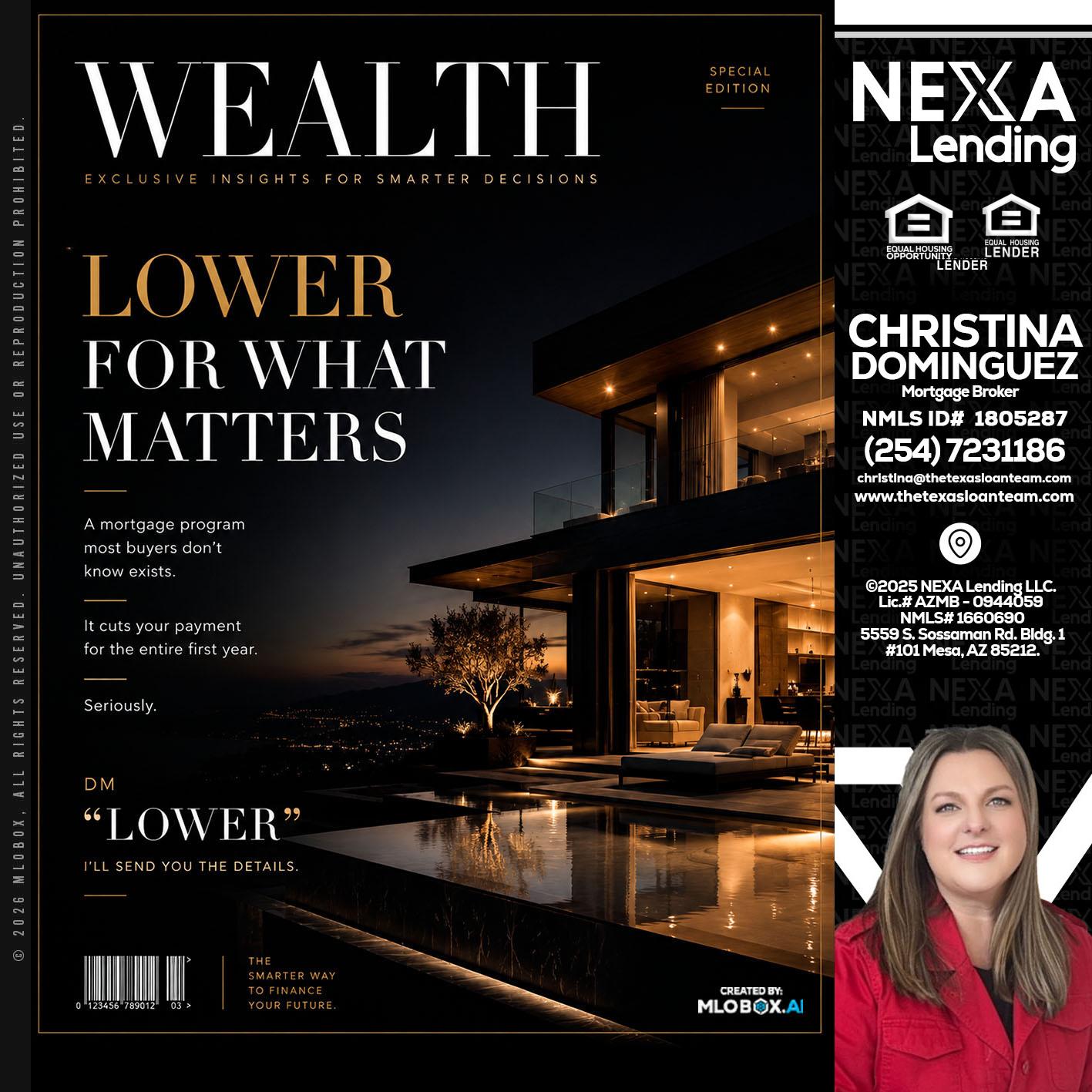 WEALTH - Christina Dominguez -Mortgage Broker