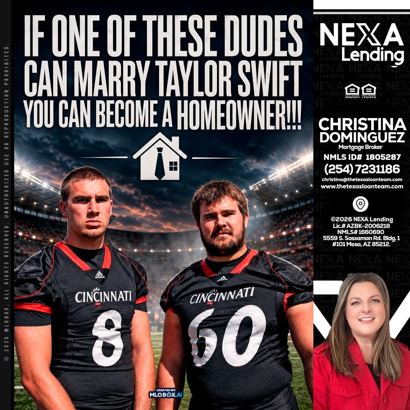 if one of these - Christina Dominguez -Mortgage Broker