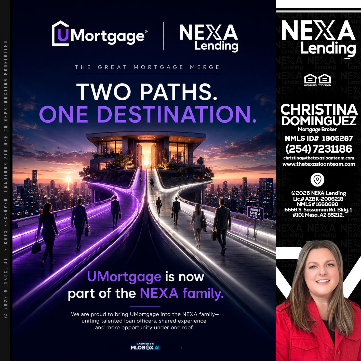 two path - Christina Dominguez -Mortgage Broker