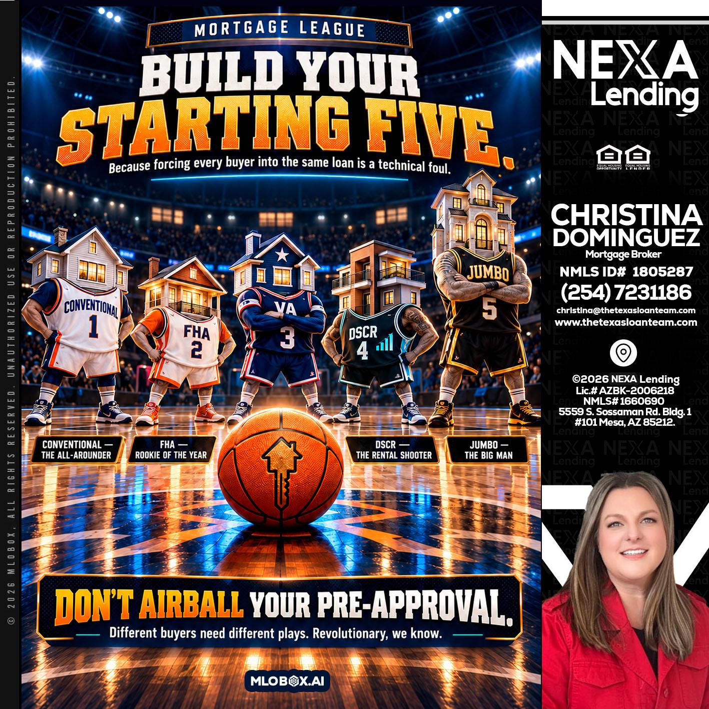 BUILD YOUR - Christina Dominguez -Mortgage Broker