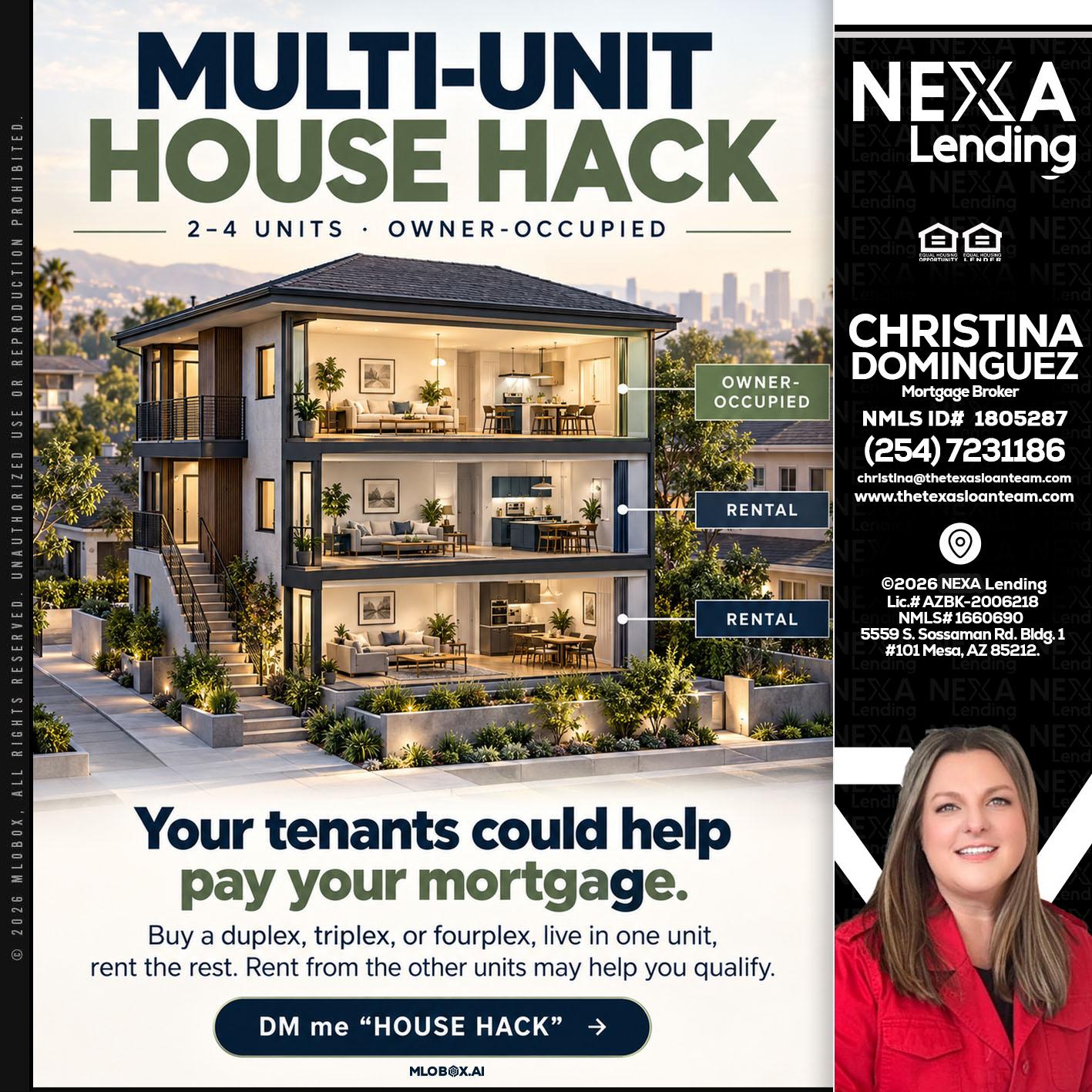 MULTI UNIT - Christina Dominguez -Mortgage Broker