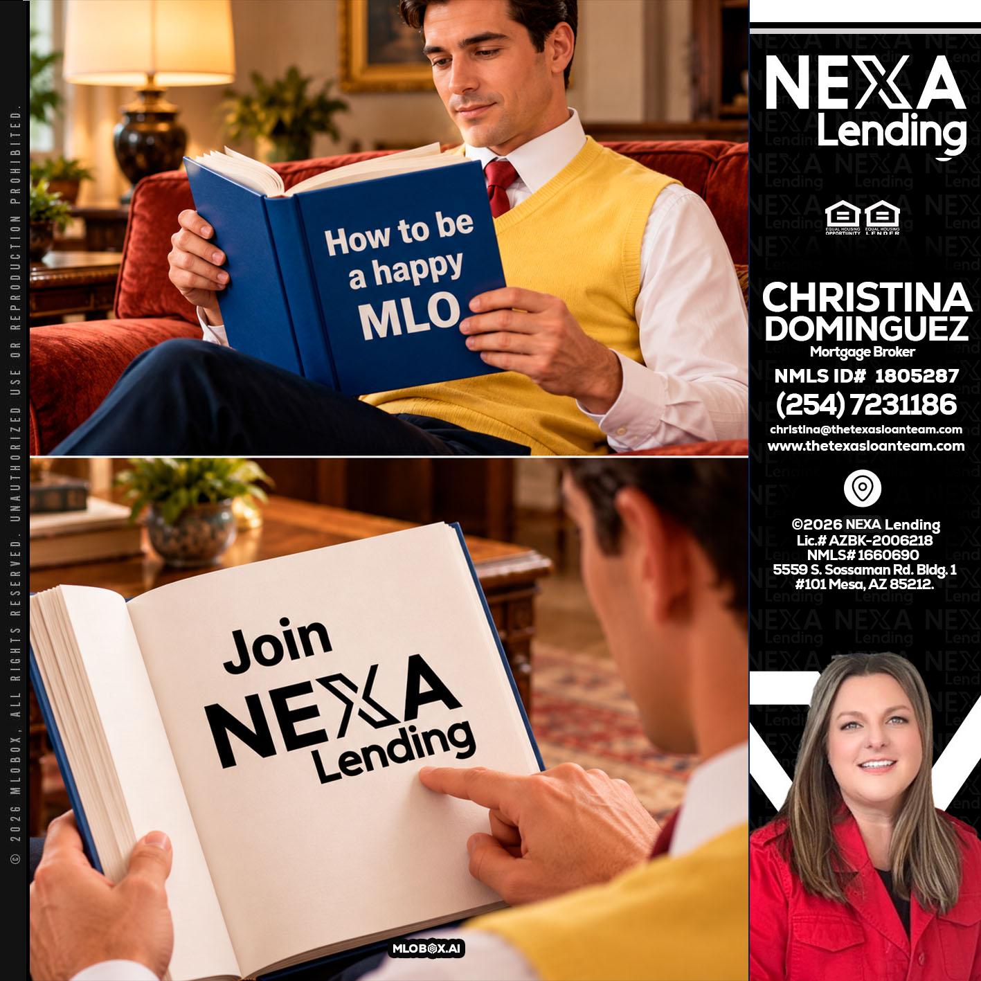 JOIN NEXA - Christina Dominguez -Mortgage Broker